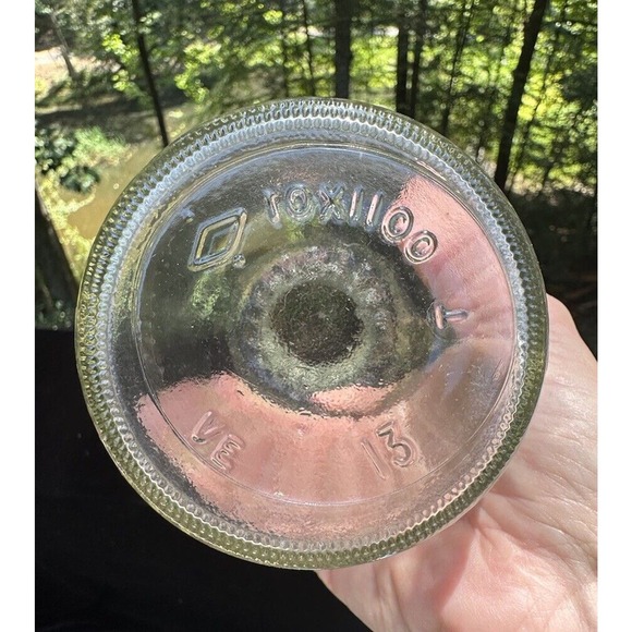 Anchor Hocking Milk Bottles Or Juice Carafe Clear Glass Containers Set of 2 -S32 - Picture 8 of 8